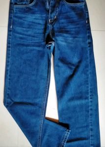 Dark Blue Straight Fit Jeans