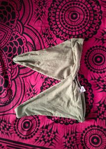 Green Bralette Crop Top