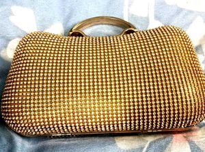 Golden Clutch Party Wear
