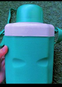 Retro Teal Water Bottle Carrier