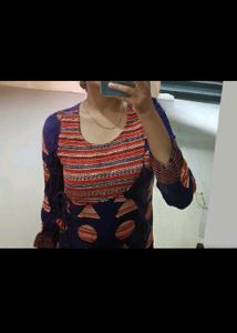 Indigo Blue Print Kurta