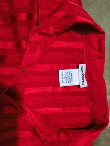 Beautiful Partywear Red Shirt
