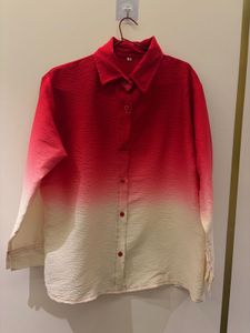Ombre Button-Down Shirt