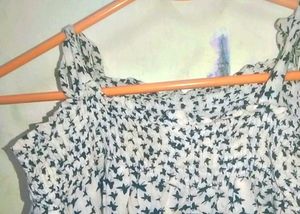 Butterfly Print Sleeveless Top