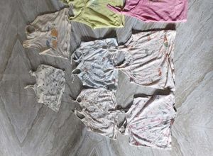 11 Baby Girls Soft Nightwear