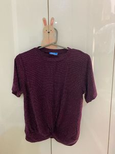 Stylish purple Top