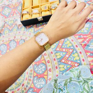 Titan Rose Gold Watch - Nt2715wm01f