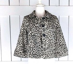Vintage Animal LeopardPrint Coat/Blazer/Winterwear