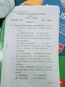 Class 10 Pre Boards SEBA Question Paper