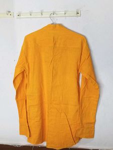 Yellow Casual Kurta