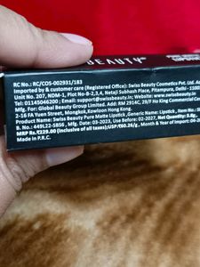 Swiss Beauty Pure Matte Lipstick