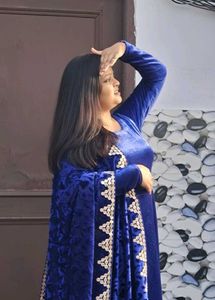 Royal Blue Velvet Suit