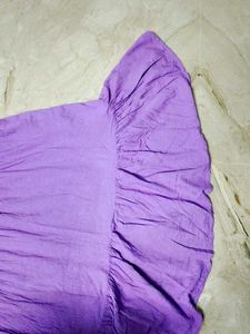 Purple Embroidered Dress