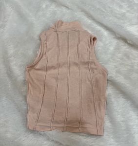 🎀 SALE 🎀 Full Neck Peachy Pink Tank Top