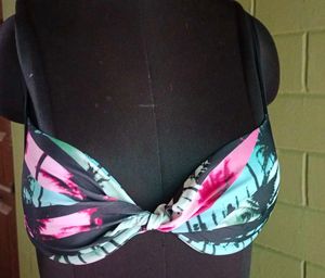 Tropical Print Bikini Set