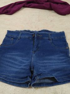 Ginger Top And Shorts In All Good Condition