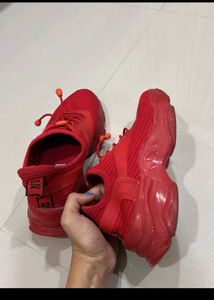 Red Steve Madden Sneakers
