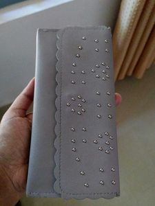 Stylish purple Wallet with Embellishments