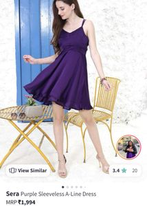 Satin Flare Dress