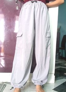 Grey Cargo Pants