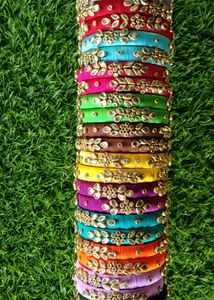 Pick Any 2 Pairs silk Thread Bangles