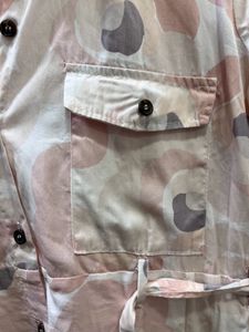 Patterned Shirt Dress