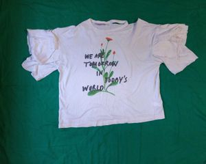 White Graphic Tee