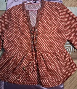Boho Chic Print Top