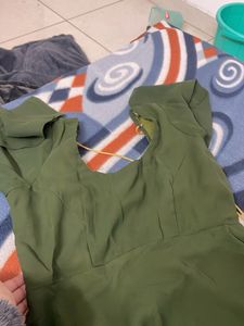 Elegant Green Maxi Dress /Anarkali