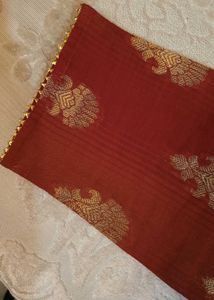 GOTA-PATTI CHANDERI COTTON KURTA SET
