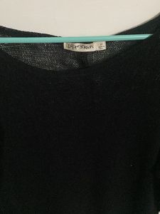 Elegant Black Long Sleeve Top