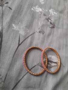 Rose Gold Bangles (Set of 2)