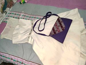 Elegant Ethnic imported dress and purse free