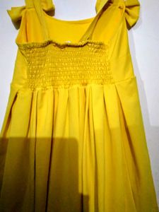 Yellow Sundress with Bows