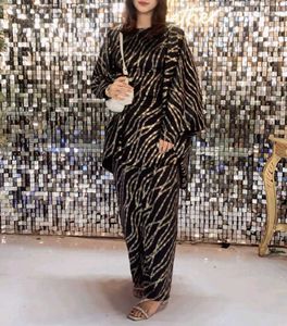 Trending Black Dubai Style Co-ord Set 2pc