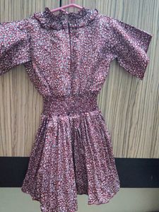 Cute Floral Girl&#39;s Dress