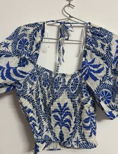 Floral Print Crop Top