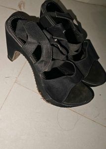 Black Strappy Heels