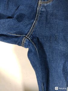 Only Blue Torn Skinny Fit Jeans