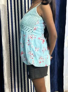 Cute Sky Blue Top