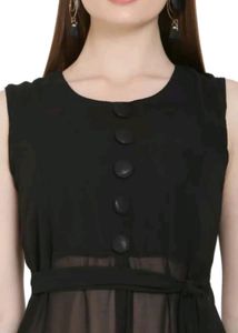 Black Flawless Top For Women