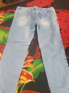 Ethnic Denim Skinny Jeans