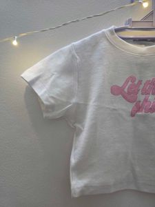 Cute Graphic Crop Top