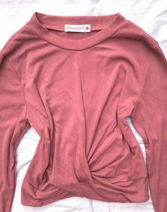 Twist-Front Long Sleeve Top🌷