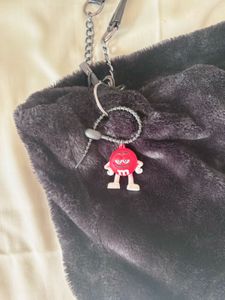 Fuzzy Cozy Korean style Black Tote bag