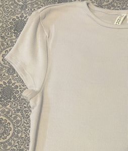 Powder blue Ribbed T-Shirt (item 40)