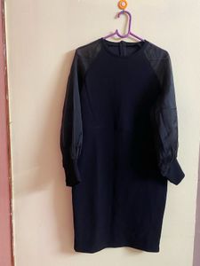 Sassafras Black Body Con Dress
