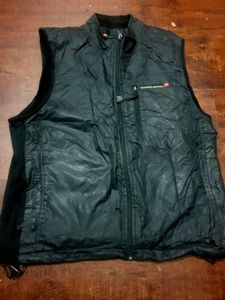 Black Sleeveless Jacket