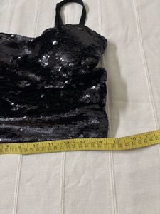 Designer Sequins Blouse (Black)