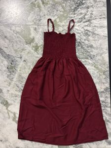Maroon Sundress